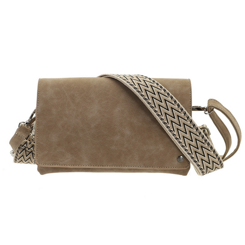 I'm dutch I'm dutch: Handtas - Montoro crossbody/schoudertasje - taupe