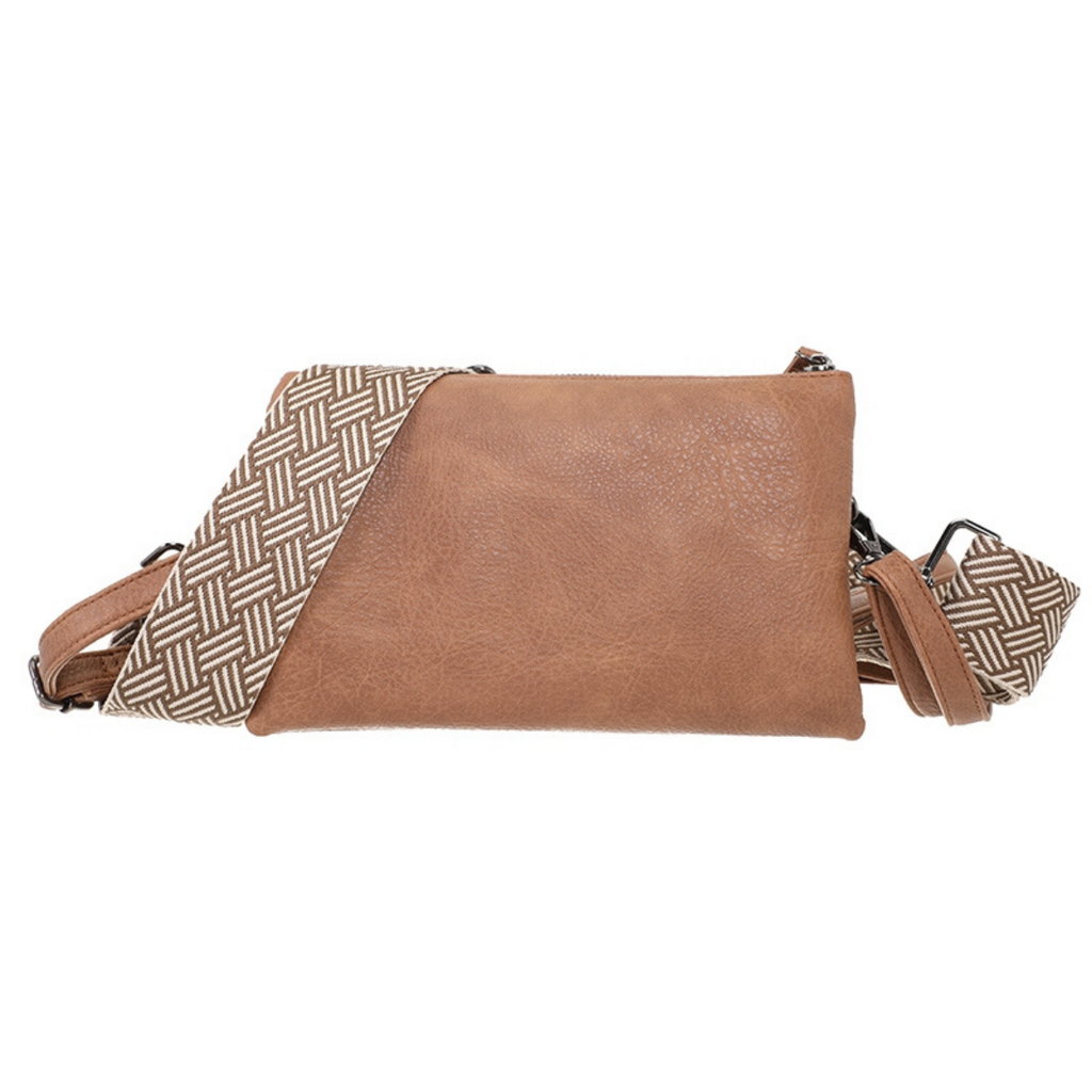 I'm dutch I'm dutch: handtas - schoudertadje  New York - camel