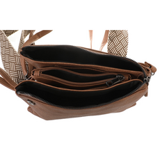 I'm dutch I'm dutch: handtas - schoudertadje  New York - camel