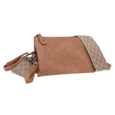 I'm dutch I'm dutch: handtas - schoudertadje  New York - camel