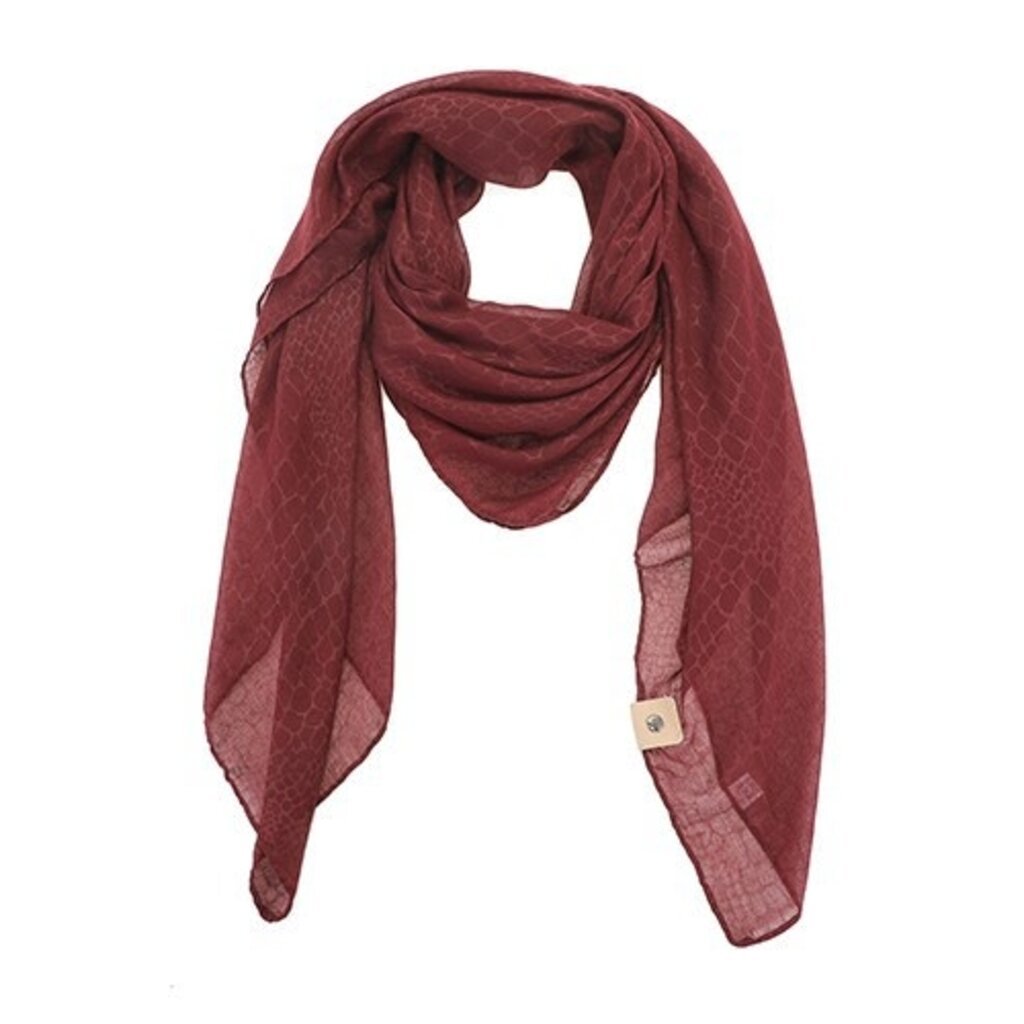 I'm dutch I'm dutch: Sjaal Santiago - bordeaux