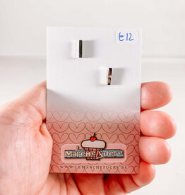 le marché sucré Le marché sucré: oorbellen - staafje zilver