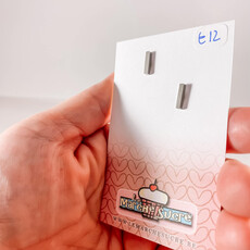 le marché sucré Le marché sucré: oorbellen - staafje zilver