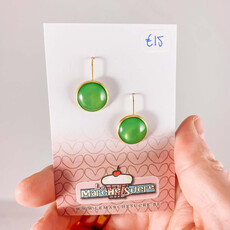 le marché sucré Le marché sucré: oorbellen goud en groen