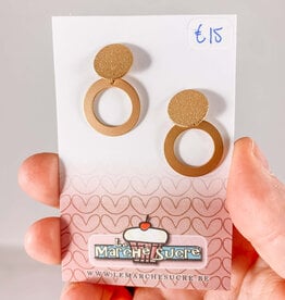 le marché sucré Le marché sucré: oorbellen goud