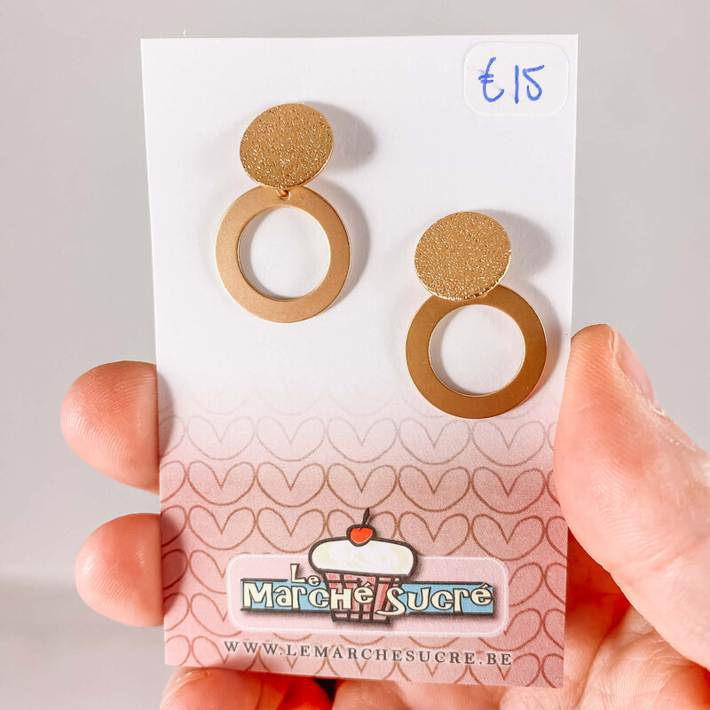 le marché sucré Le marché sucré: oorbellen goud