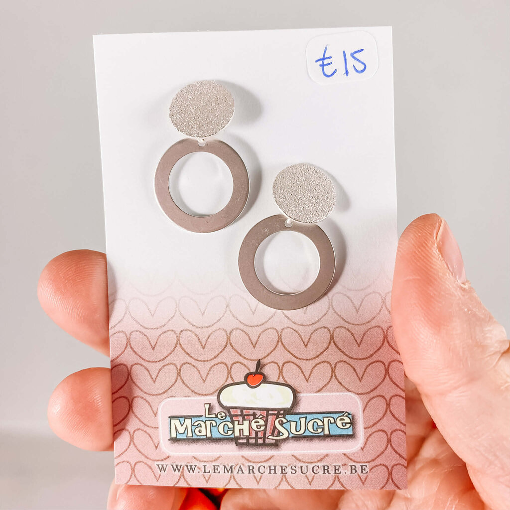 le marché sucré Le marché sucré: oorbellen zilver