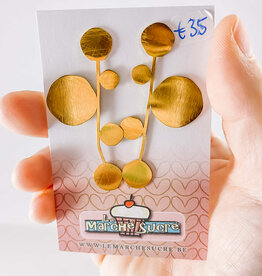 le marché sucré Le marché sucré: oorbellen - goud