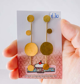 le marché sucré Le marché sucré: oorbellen - goud