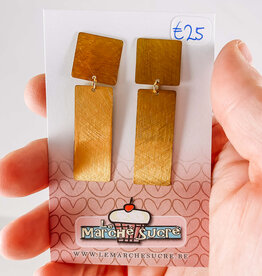 le marché sucré Le marché sucré: oorbellen - goud