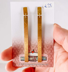 le marché sucré Le marché sucré: oorbellen - goud