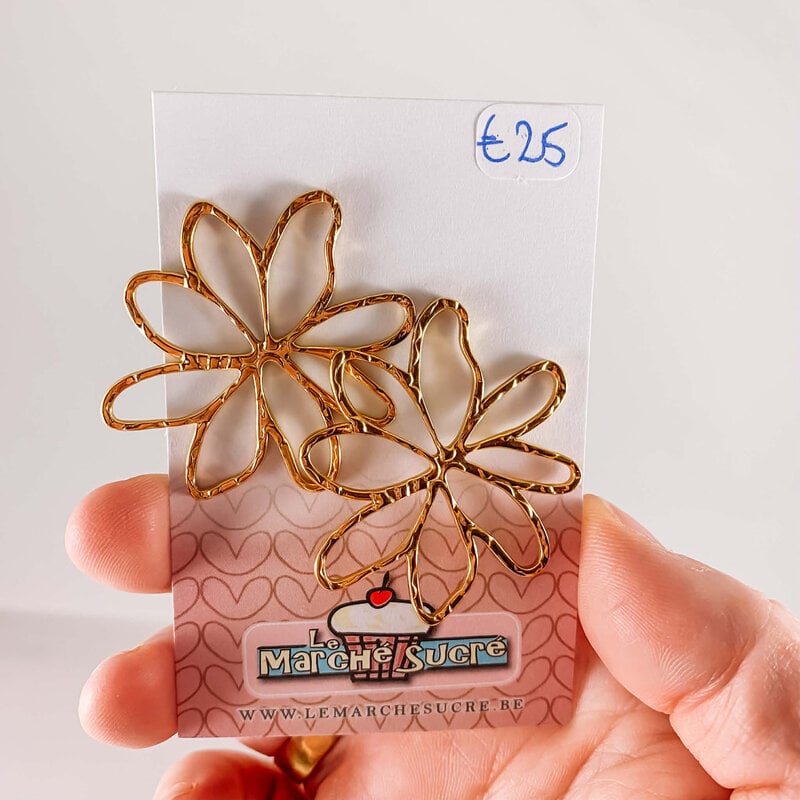 le marché sucré Le marché sucré: oorbellen - goud