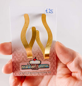 le marché sucré Le marché sucré: oorbellen - goud