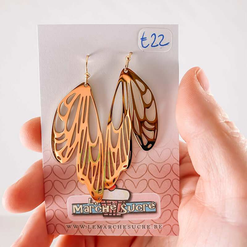 le marché sucré Le marché sucré: oorbellen - goud