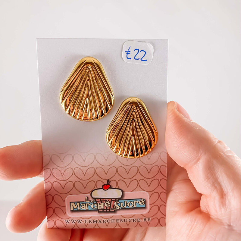 le marché sucré Le marché sucré: oorbellen - goud
