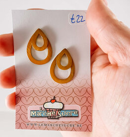 le marché sucré Le marché sucré: oorbellen - goud