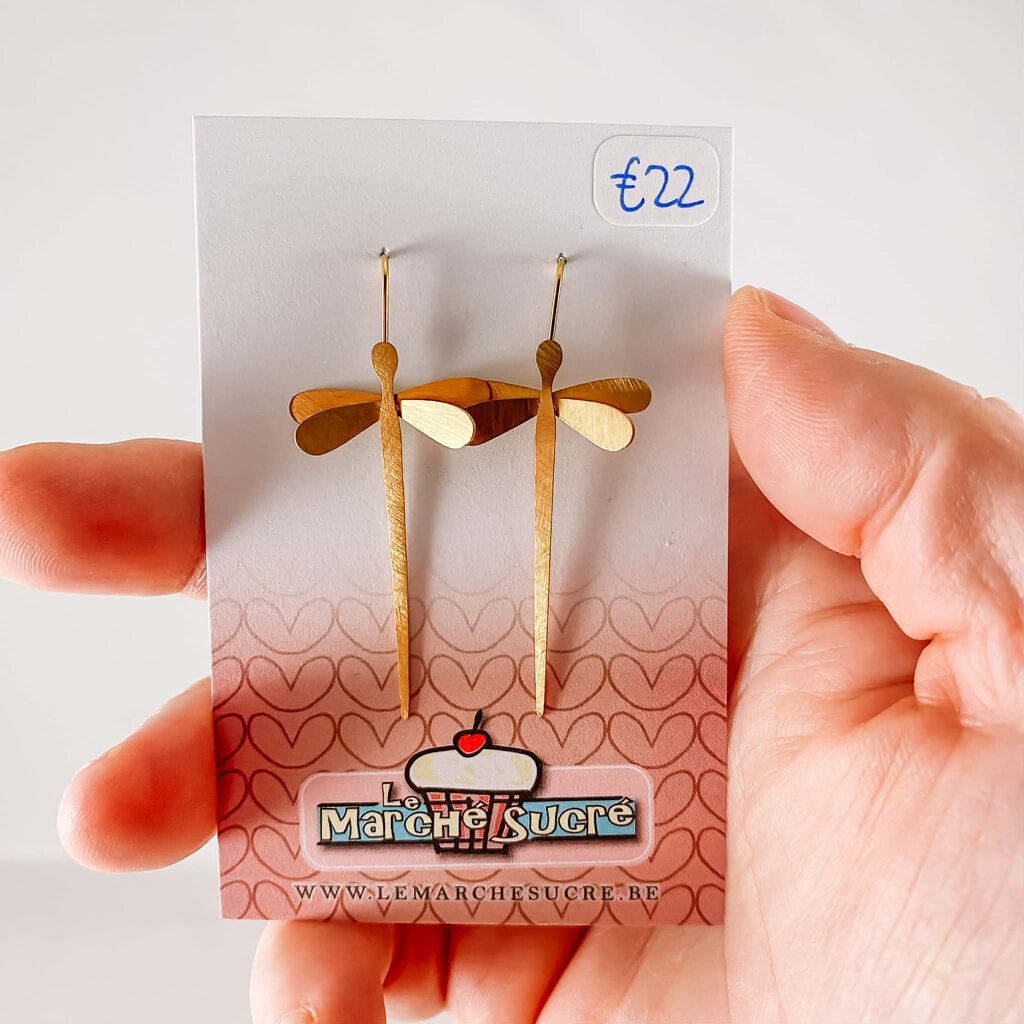 le marché sucré Le marché sucré: oorbellen - goud