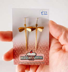 le marché sucré Le marché sucré: oorbellen - goud