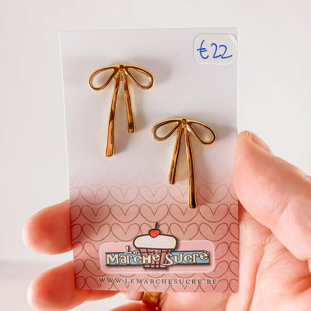 le marché sucré Le marché sucré: oorbellen - goud