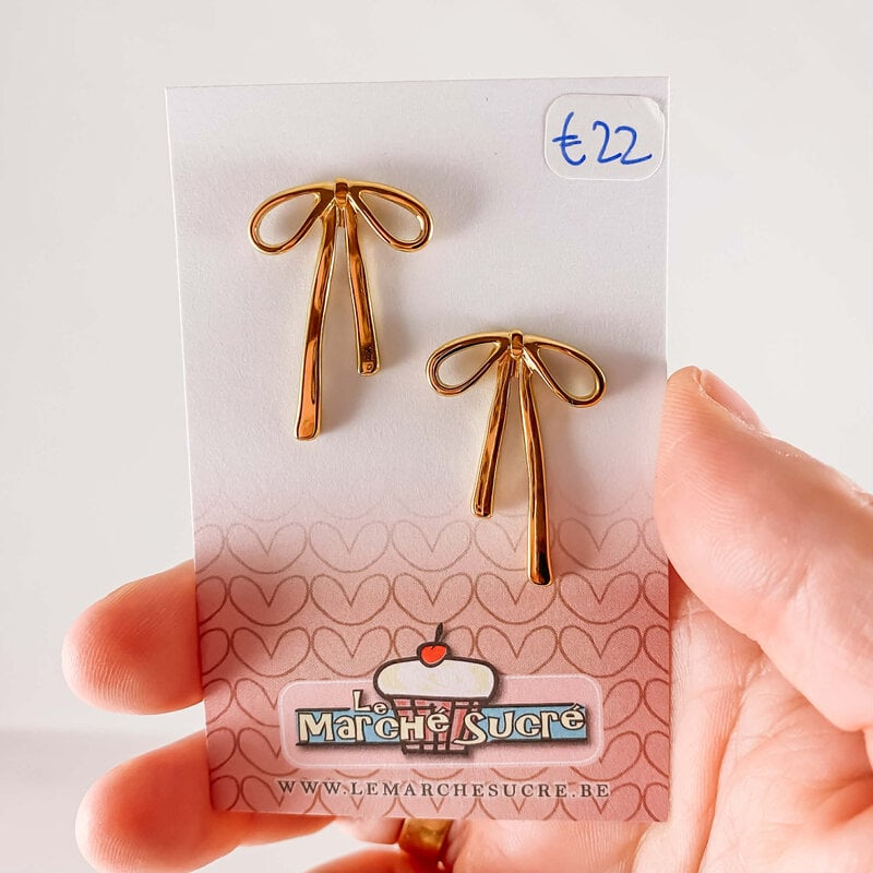 le marché sucré Le marché sucré: oorbellen - goud