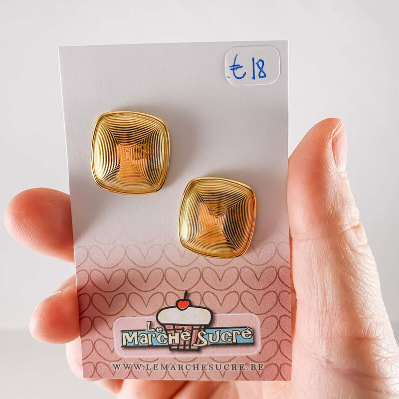 le marché sucré Le marché sucré:  oorbellen - goud