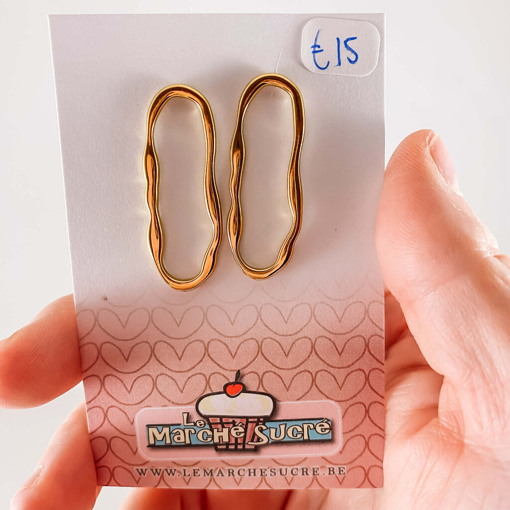 le marché sucré Le marché sucré: oorbellen goud