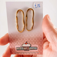 le marché sucré Le marché sucré: oorbellen goud