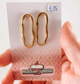 le marché sucré Le marché sucré: oorbellen goud