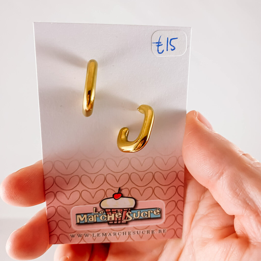 le marché sucré Le marché sucré: oorbellen goud