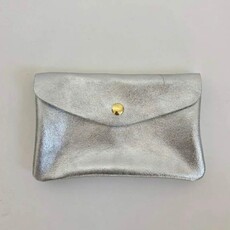 Wauw Wauw: Blush portemonnee groot - metallic zilver