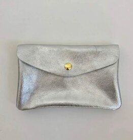 Wauw Wauw: Blush portemonnee groot - metallic zilver