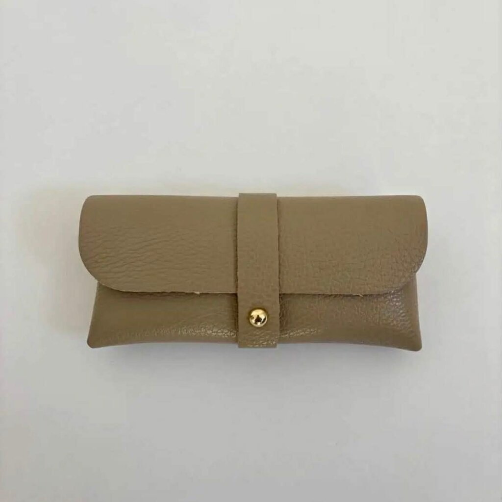 Wauw Wauw: Zonnebriltasje leder - taupe