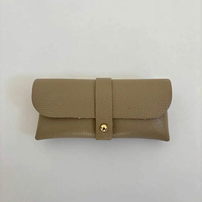 Wauw Wauw: Zonnebriltasje leder - taupe