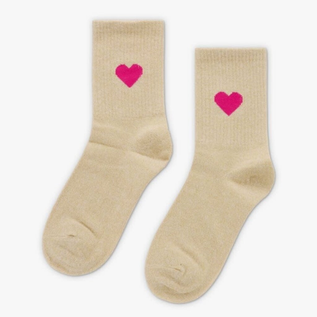 Liet & Joliet Liet & Joliet: sokken hartje roze