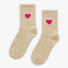 Liet & Joliet Liet & Joliet: sokken hartje roze