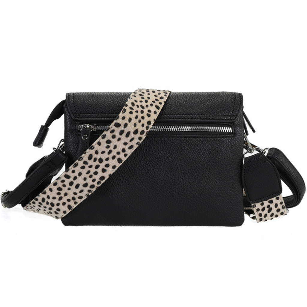 I'm dutch I'm dutch: Handtas - schoudertasje - Black dot