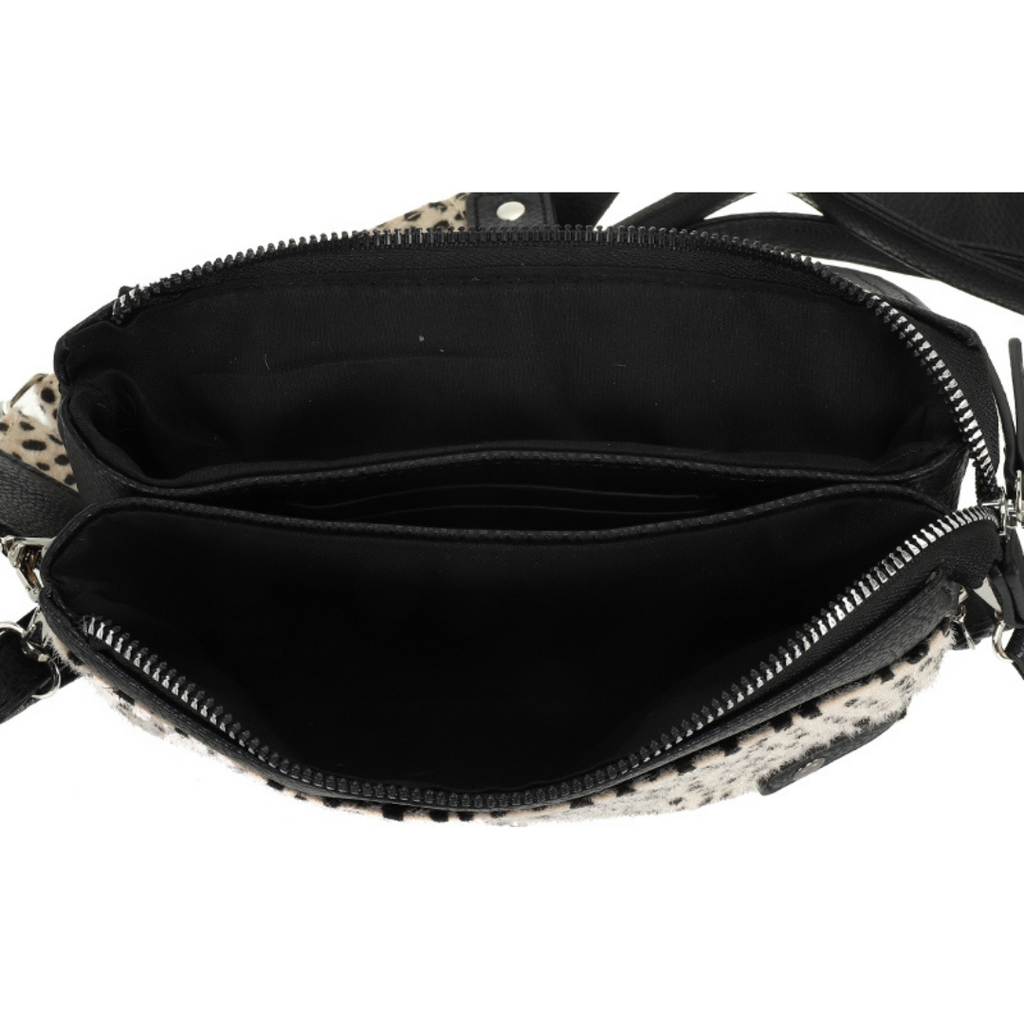 I'm dutch I'm dutch: Handtas - schoudertasje - Black dot