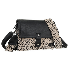 I'm dutch I'm dutch: Handtas - schoudertasje - Black dot