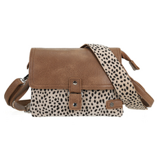 I'm dutch I'm dutch: Handtas - schoudertasje - Camel dot