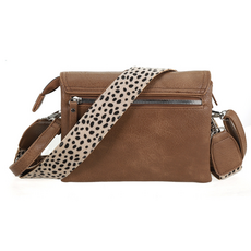 I'm dutch I'm dutch: Handtas - schoudertasje - Camel dot