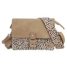 I'm dutch I'm dutch: Handtas - schoudertasje - Natural dot