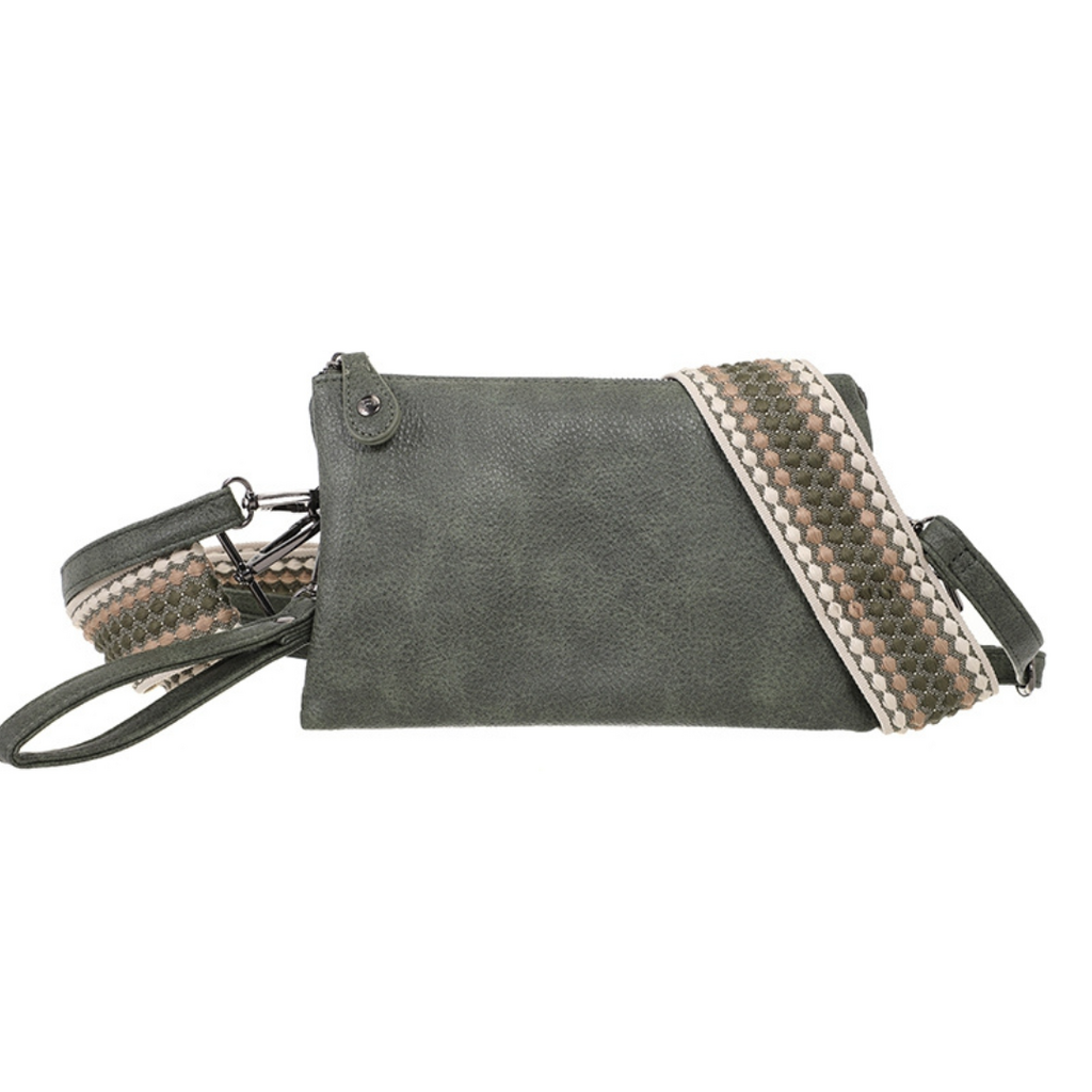 I'm dutch I'm dutch: handtas - schoudertadje  New York - dark green