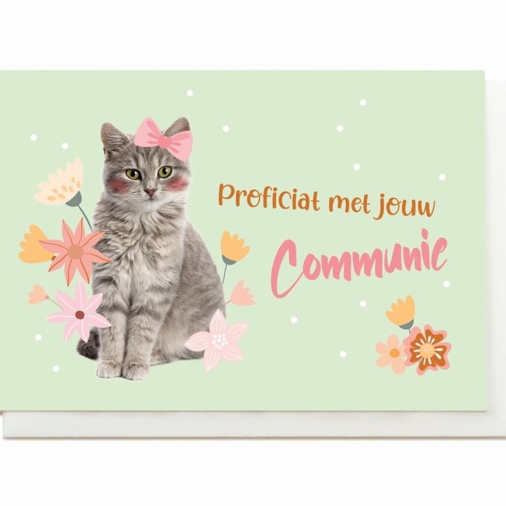 Enfant terrible: wenskaart - Proficiat met je communie