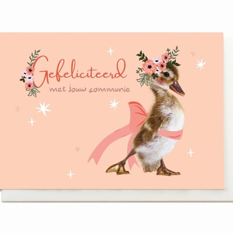 Enfant Terrible Enfant terrible: wenskaart - Gefeliciteerd met je communie