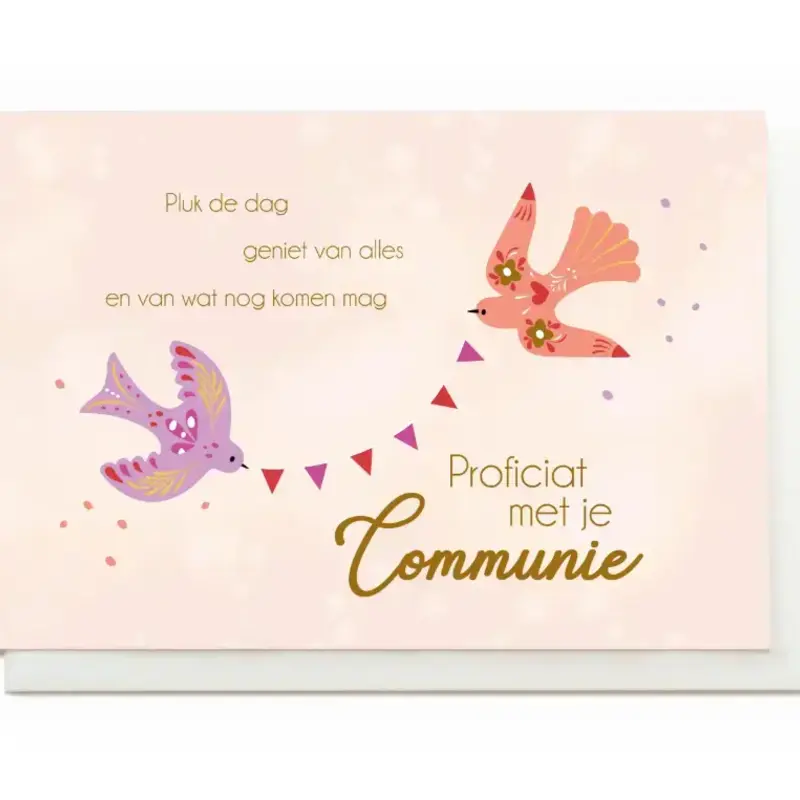 Enfant Terrible Enfant terrible: wenskaart - Pluk de dag ... Proficiat met je communie