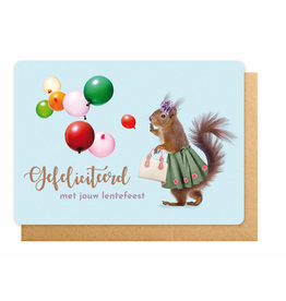 Enfant Terrible Enfant terrible: wenskaart - Gefeliciteerd met jouw lentefeest