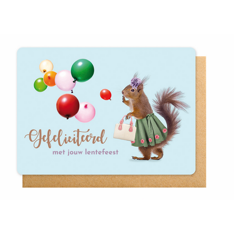 Enfant Terrible Enfant terrible: wenskaart - Gefeliciteerd met jouw lentefeest