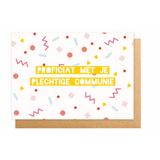 Enfant Terrible Enfant terrible: wenskaart - Proficiat met je plechtige communie
