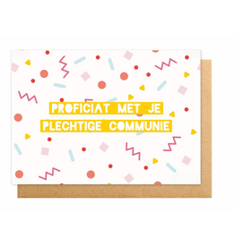 Enfant Terrible Enfant terrible: wenskaart - Proficiat met je plechtige communie