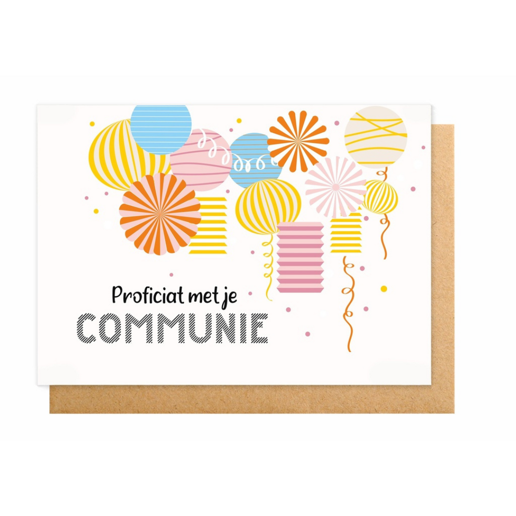 Enfant Terrible Enfant terrible: wenskaart - Proficiat met je communie